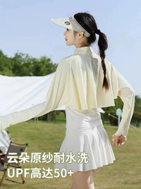 Women's UV Protection Ice Silk Sun Protection Shawl Cardigan for Summer