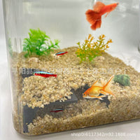 New Aquarium Hidden Tunnel Habitat Cave Ornamental Fish Shrimp Hiding Room Fish Tank Decoration Accessories