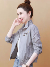 Women's UV Protection Lightweight Jacket Summer Long Sleeve Breathable Casual Short Sun Protection Shirt