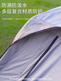 Automatic Pop-Up Camping Tent, Portable Outdoor Shelter for Hiking and Backpacking, Waterproof Sun Protection