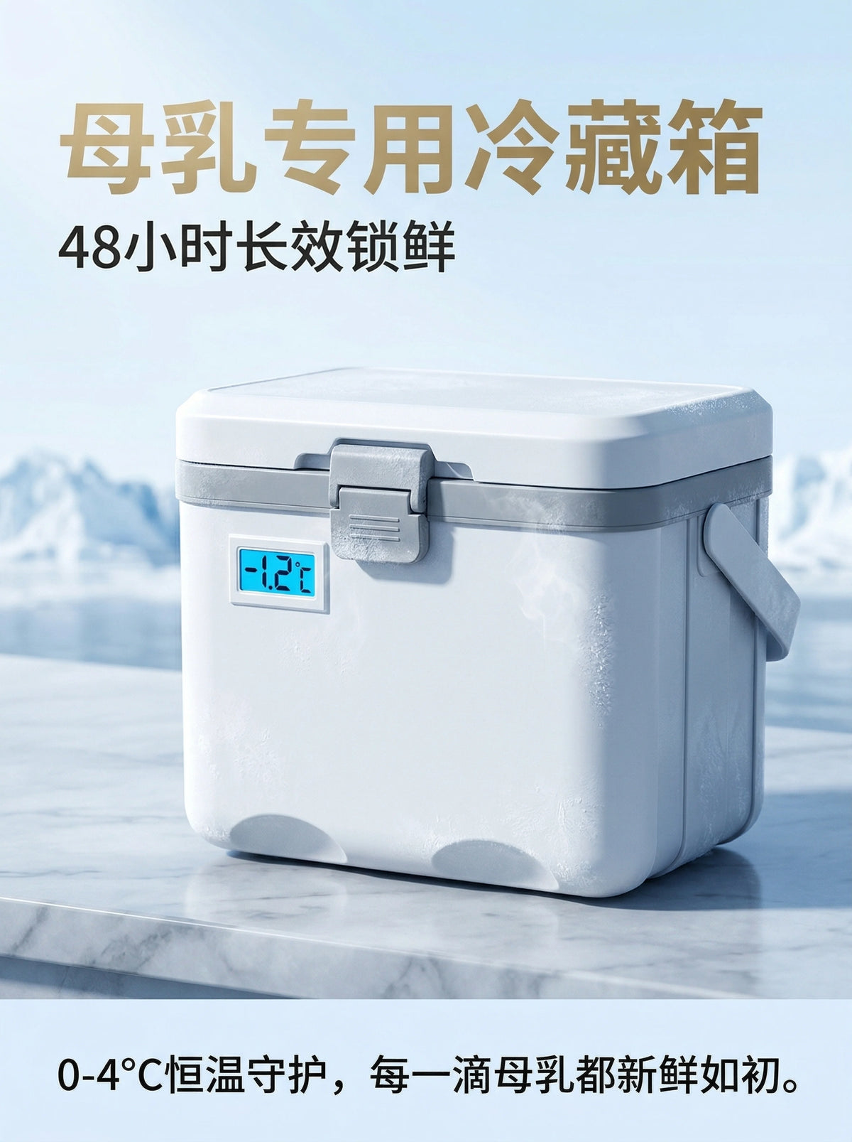 Portable Breast Milk Cooler Bag for Travel and Storage