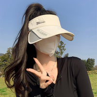 UV Protection Cycling Sun Visor with Retractable Wide Brim
