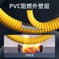 Explosion-Proof Stainless Steel Corrugated Gas Hose for Natural and LPG Stoves