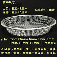 Heavy-Duty Iron Wire Mesh Sieve for Garden Soil, Grains, and More