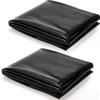 Heavy-Duty 0.2mm Pond Liner for Outdoor Water Gardens and Fish Ponds, Low-Lead, Eco-Friendly Black Foldable Waterproof Membrane