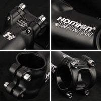 Homhin 7/17 Degree Aluminum Alloy Bicycle Stem for Road and Mountain Bikes