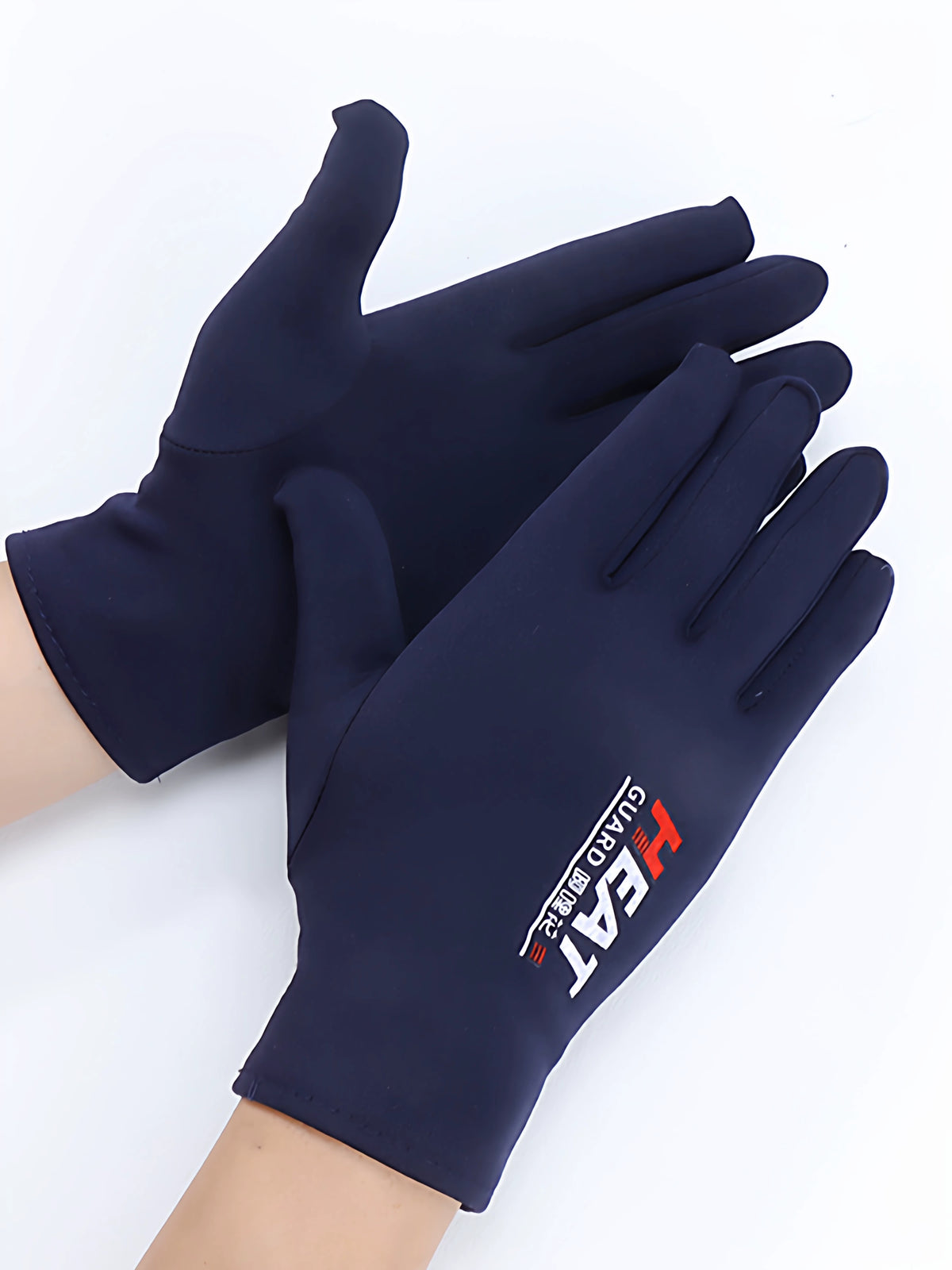 Winter Warm Cycling Gloves for Men and Women, Thin Fleece Lined Windproof Full Finger Driving Gloves
