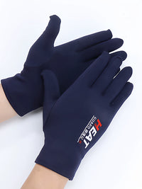Winter Warm Cycling Gloves for Men and Women, Thin Fleece Lined Windproof Full Finger Driving Gloves