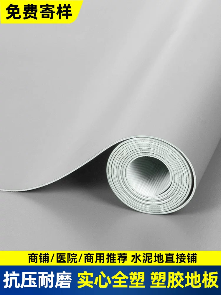 PVC Waterproof Anti-Slip Kitchen Floor Mat, Oil-Proof, Easy Clean, Thickened Vinyl Flooring Protector for Home
