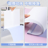 A4 Rotating Rod File Folder with Transparent Insert Pages, 5-Pack