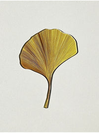 Ginkgo Leaf Acrylic Bookmark for Books and Planners