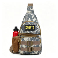 Multifunctional Fishing Lure Bag, Waterproof Shoulder Chest Pack for Outdoor Sports