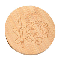 Bamboo Lid for Glass Storage Jars - Round, Airtight Seal, Dustproof