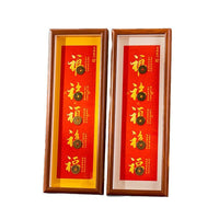 Chinese New Year Five Blessings Photo Frame Ornament with Lucky Coins