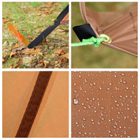 Portable Lightweight 2-Person Double Layer Camping Tent for Beach Park Hiking