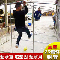 Outdoor Walk-in Greenhouse with Reinforced Cover for Winter Plant Protection