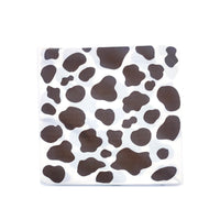Farm Cow Theme Party Supplies Set - Tablecloth, Banner, Straws, Cutlery