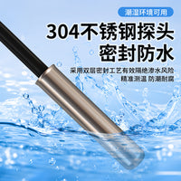 NTC Thermistor Temperature Controller Probe for Electronic Thermostats, 304 Stainless Steel