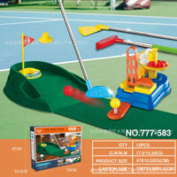 Kids Golf Club Set, Indoor Outdoor Parent-Child Sports Toy for Toddlers & Children