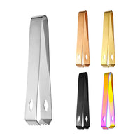 304 Stainless Steel Ice Tongs for Bar & Kitchen, Thickened Food & Towel Clip