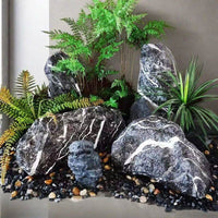 Outdoor Garden Artificial Rock Ornament Vintage Landscape Decor for Villas and Patios