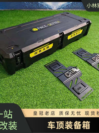 Flat-Top 110L Off-Road SUV Roof Cargo Storage Box for Outdoor Camping