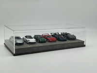 1:64 Scale Diecast Car Display Case, 6-Slot Clear Acrylic Dustproof Organizer for MiniGT Models