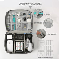 Portable Electronic Organizer Bag for Cables, Chargers, and Earphones