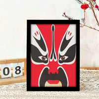 Intangible Cultural Heritage Pulp Painting DIY Kit - Peking Opera Mask Texture Art
