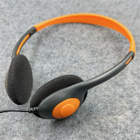 Dopamine American Retro Wired On-Ear Headphones for Students, Neck-Mounted Decorative Photo Prop