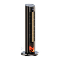 2026 New Home Energy-Saving Electric Heater with Voice Control and Simulated Flame Effect for Bathroom and Living Spaces