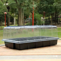 24-Cell Seedling Starter Trays with Dome Lid, Reusable Plant Germination Kit for Home Garden