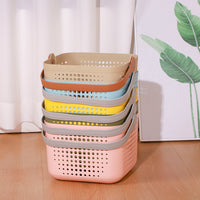 Portable Plastic Shower Caddy Basket with Handle for Bathroom Toiletries and Storage