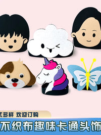 Felt Animal Headbands for Kids' Stage Performances & Parent-Child Activities