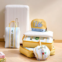 6-Piece Travel Organizer Set for Luggage and Storage, Large Capacity Compression Pouches