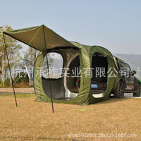 Instant Pop-Up Car Tailgate Tent for Camping and Outdoor Activities