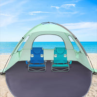 Portable Outdoor Beach Tent Sun Shelter for Camping & Parties
