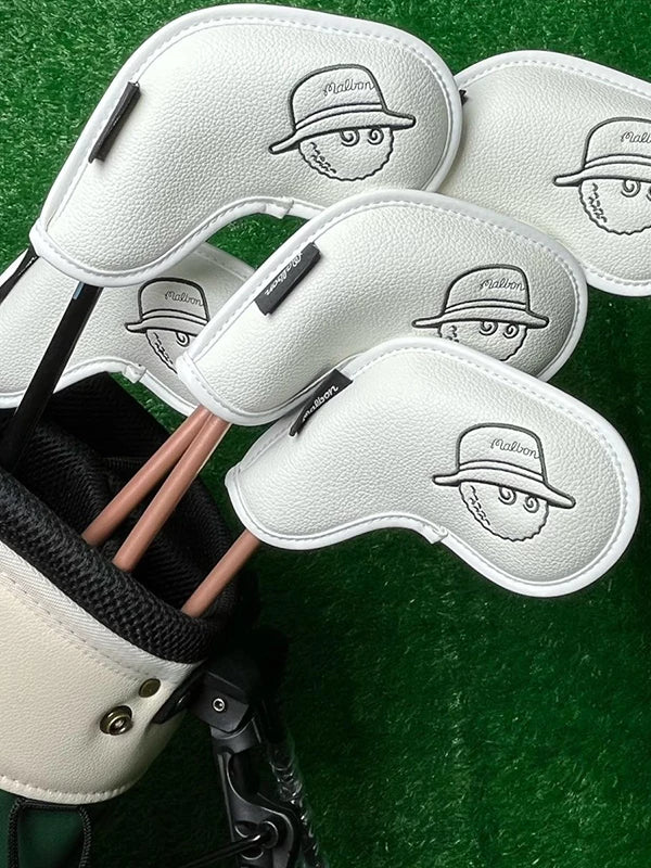 Golf Iron Head Covers Set (8 pcs) with Magnetic or Velcro Closure