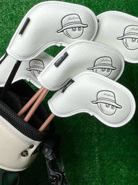Golf Iron Head Covers Set (8 pcs) with Magnetic or Velcro Closure