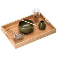 Ceramic Matcha Bowl Set with Whisk Holder