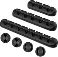 Desktop Cable Organizer Clips for Charging Cords and Wires