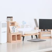 Miniature Dollhouse Furniture Set for Kids, Pretend Play Educational Toy