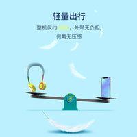 Portable USB Rechargeable Bladeless Neck Fan for Students and Office