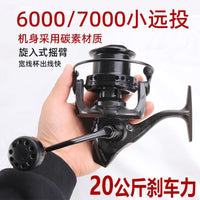 Lightweight Carbon Fiber Spinning Fishing Reel for Long Casting