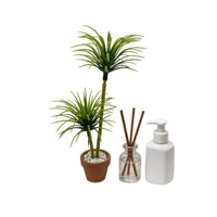 Dollhouse Miniature Dragon Blood Tree Potted Plant