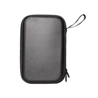 Jiebao Square Hard Case Table Tennis Racket Bag, Shockproof and Pressure-Resistant, Large Capacity for Two Paddles