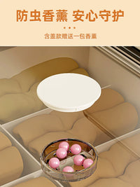 Underwear and Socks Organizer Box with Compartments for Wardrobe Storage