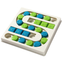Pet Dog S-shaped/Square Puzzle Treat Dispenser Toy for Slow Feeding