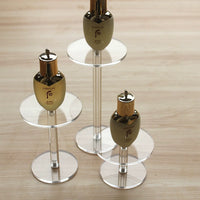 Clear Acrylic Round Display Stand for Collectibles, Cosmetics, Jewelry, and Watches