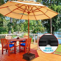 Outdoor Umbrella Base Weight Bag, Detachable Windproof Sandbag for Patio Umbrella Stand